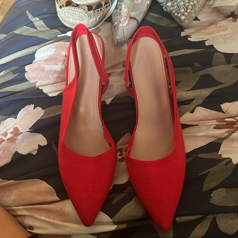 Red beautiful heels